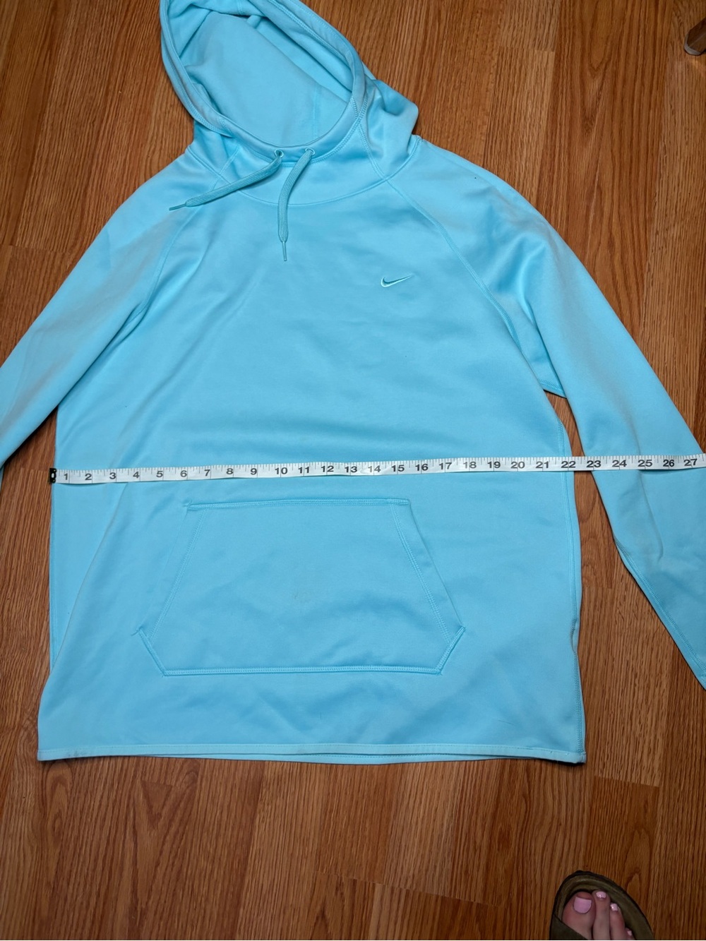 Nike Light Blue Crewneck Pullover Hoodie - Picture 5 of 5